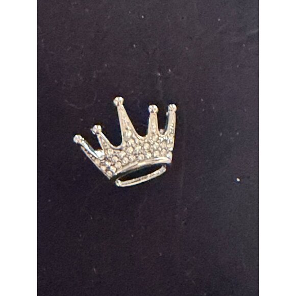 Crown-Shaped Rhinestone Brooch Pin In Gift Box - Picture 3 of 8